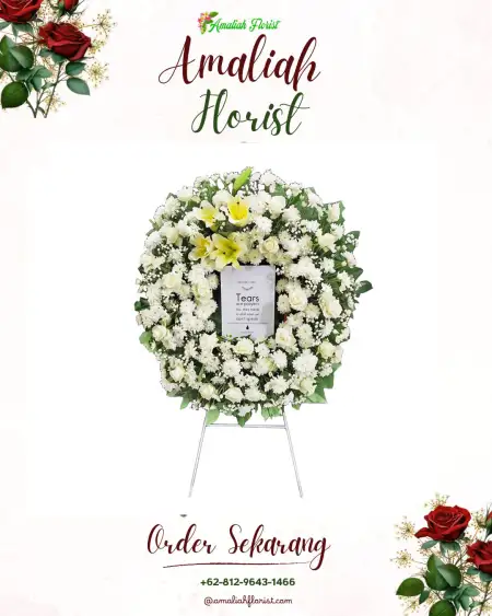 Krans Bunga Duka Pengadegan